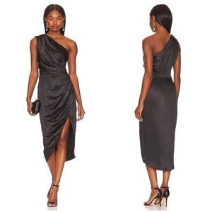 Elliatt Cassini Black One-Shoulder Dress XL